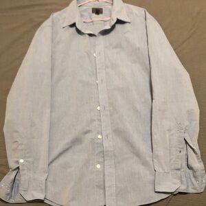 Men's blue shirt with long sleeves